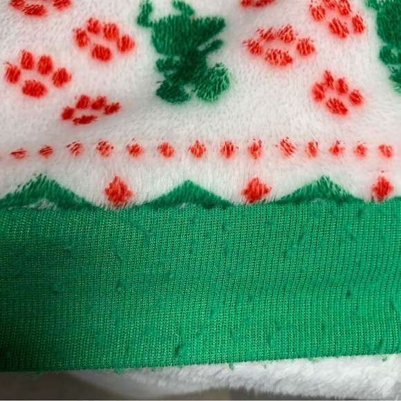 Peanuts Snoopy Christmas fuzzy top size XL 15/17 - Picture 7 of 7